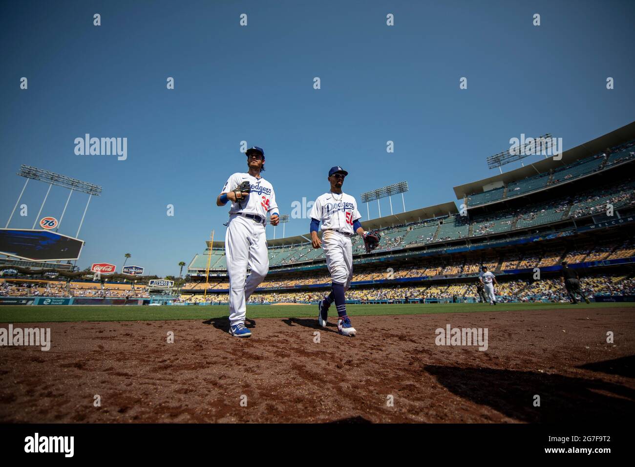 Los Angeles Dodgers outfielder Cody Bellinger (35) during an MLB regular  season game against the Arizona Diamondbacks, Sunday, July 11, 2021, in Los  A Stock Photo - Alamy