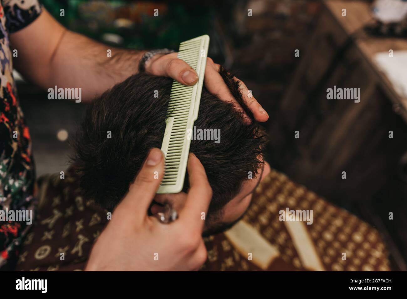 barbershop hairdresser Stock Photo