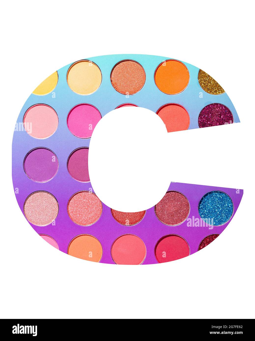 Alphabet letter c, with colorful circles background Stock Photo - Alamy