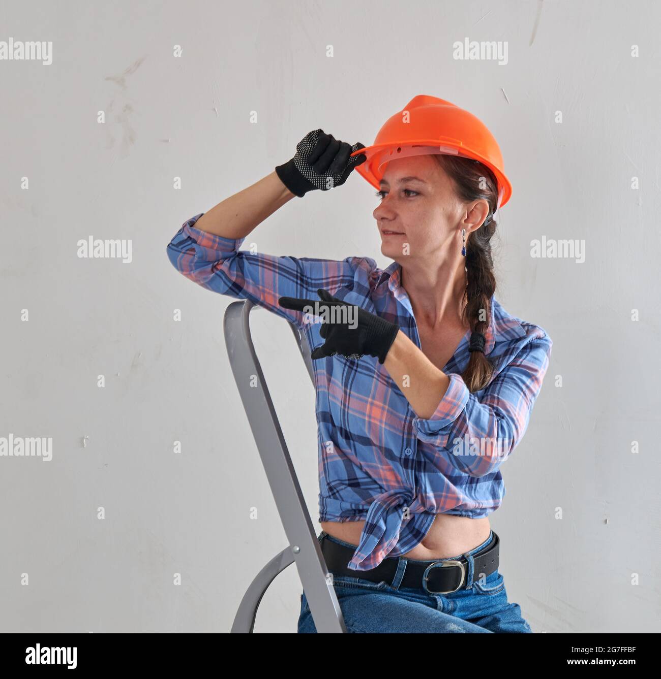 Boy painting orange shirt hi-res stock photography and images - Alamy