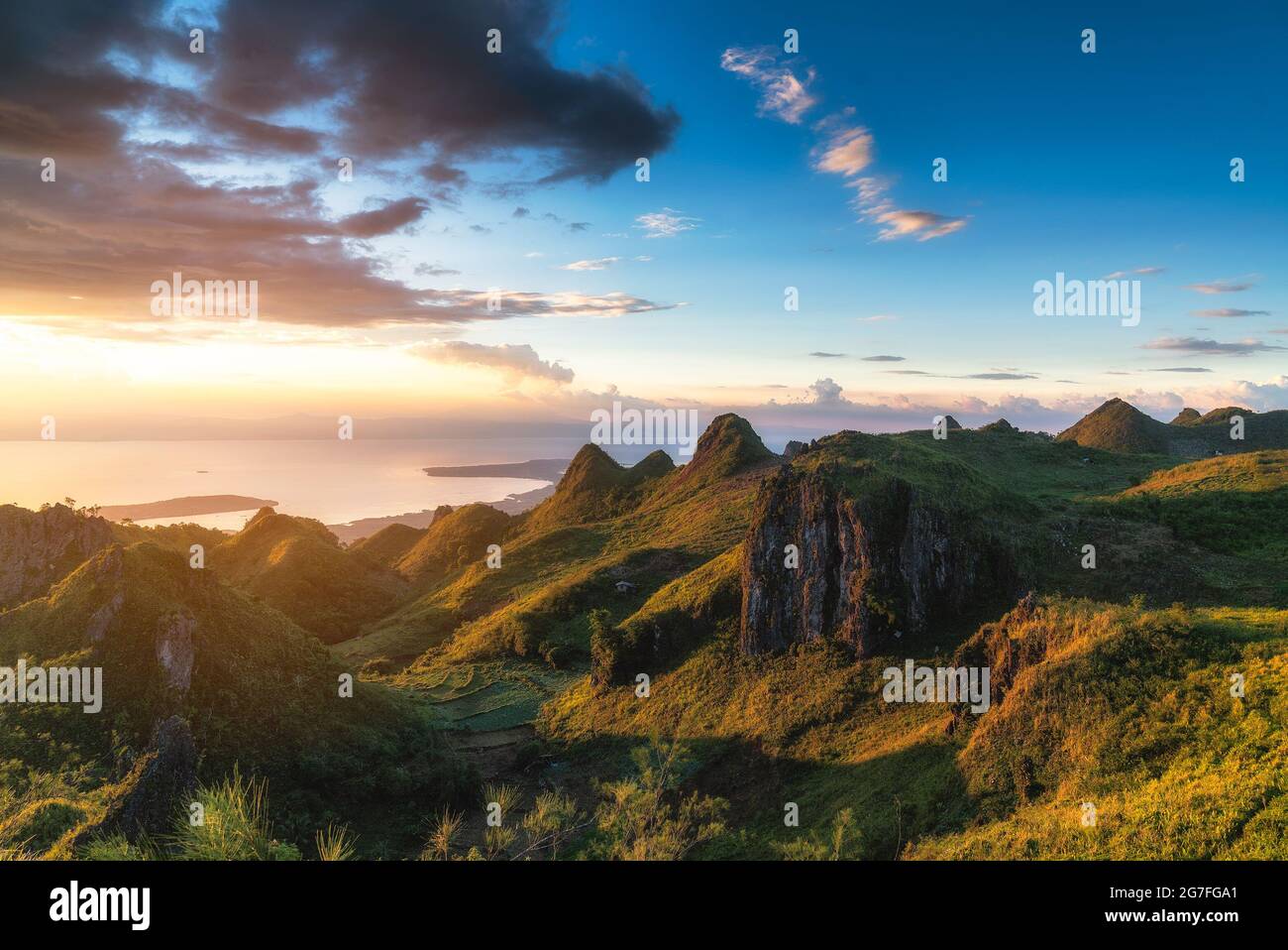 Osmena peak famous rock formation on Cebu Island in the Philippines