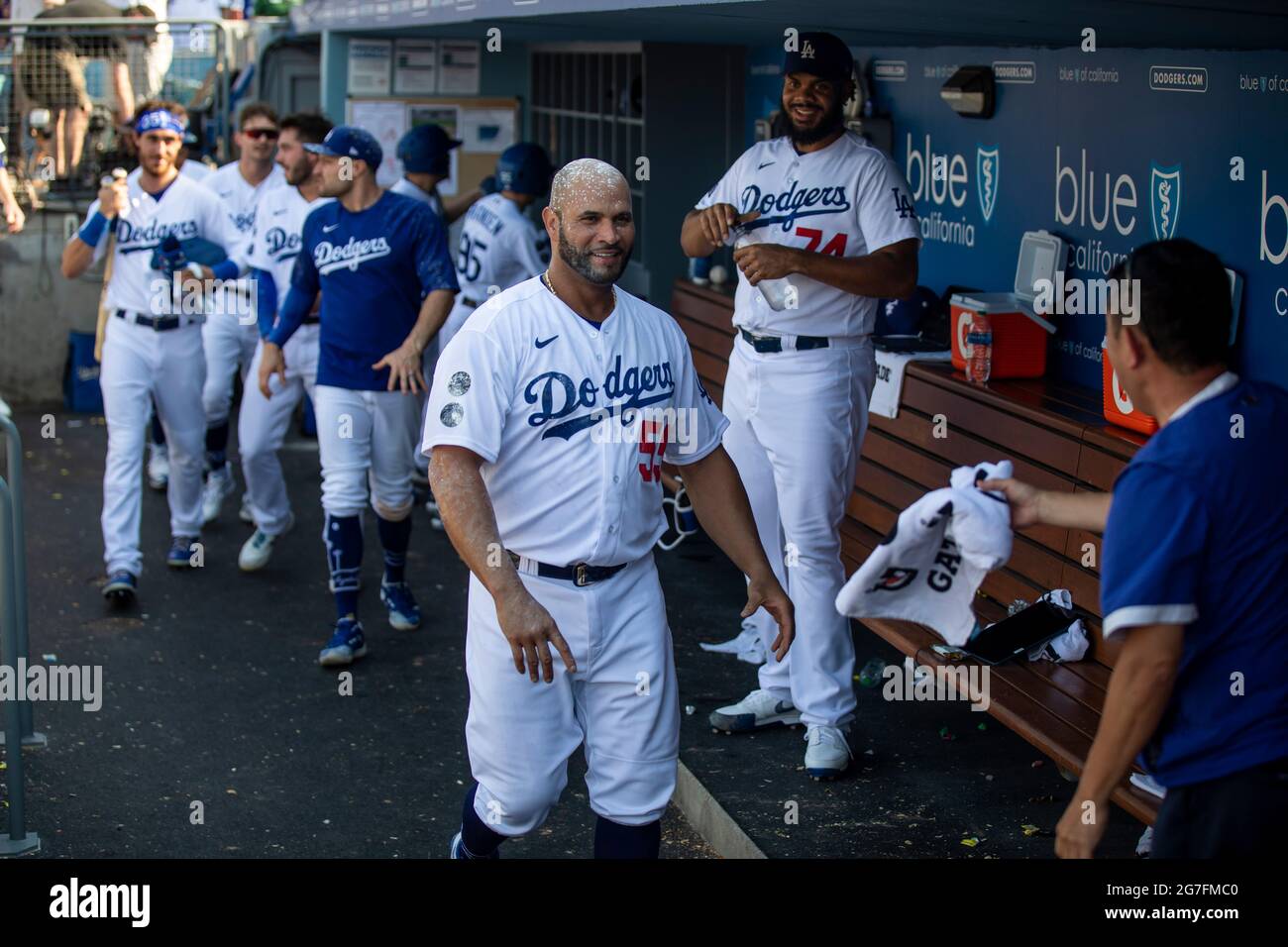 Los Dodgers PUJOLS 55 ユニフォームLサイズ日本未発売