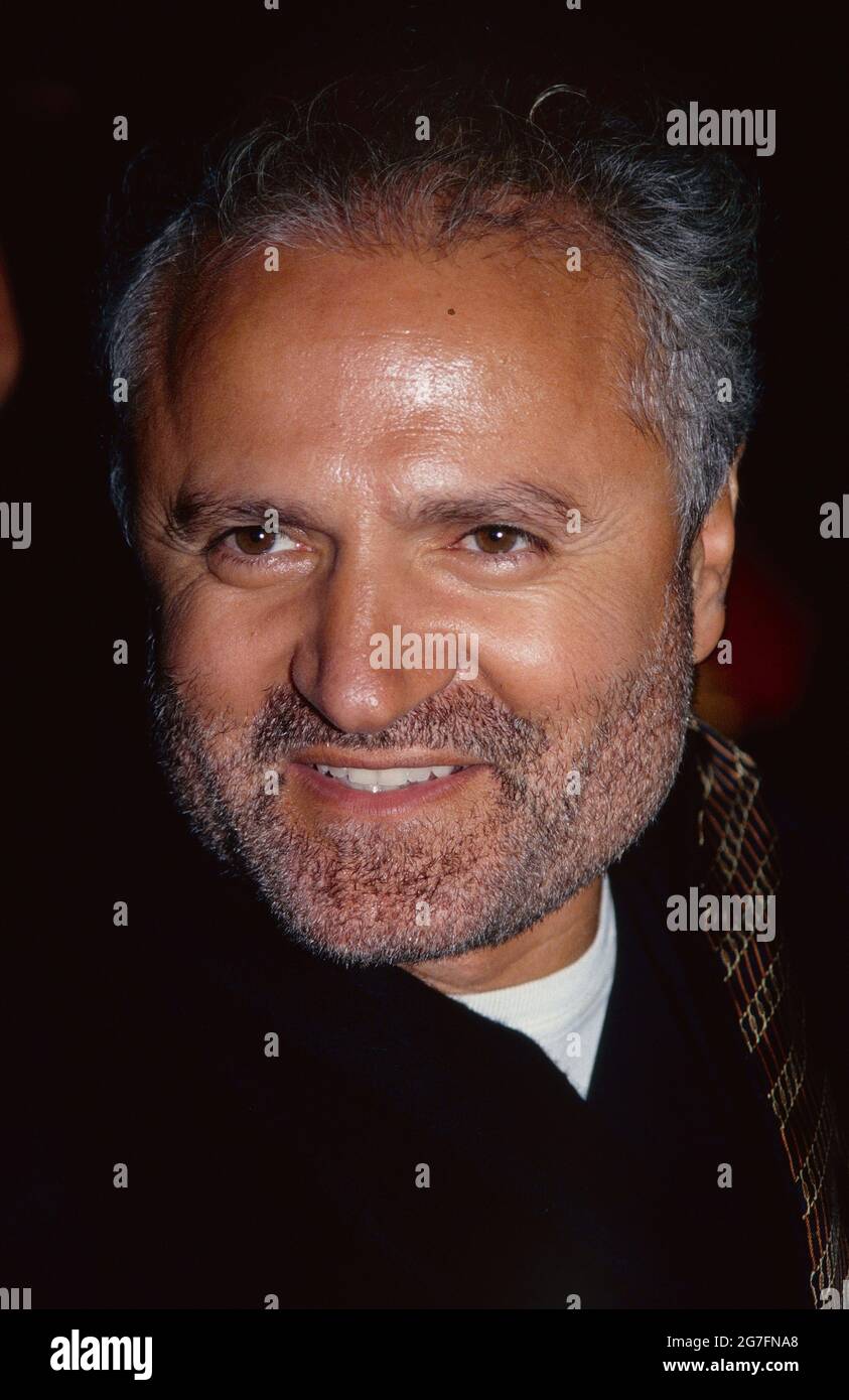 Gianni Versace attends the opening of “Gianni Versace: Signatures