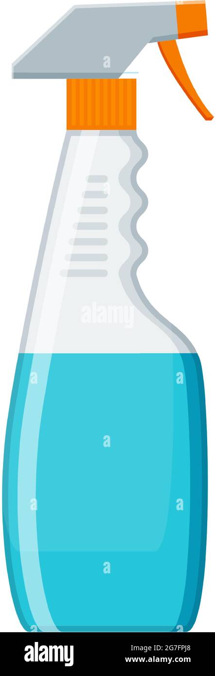 Spray cleaner bottle vector chemical detergent on white Stock Vector ...