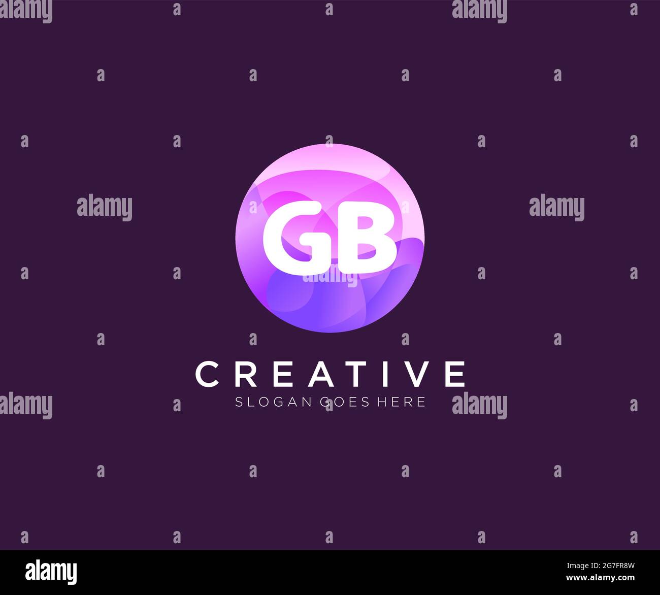 gb-initial-logo-with-colorful-circle-template-stock-vector-image-art