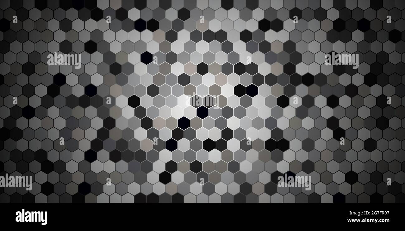 Abstract technology background with hexagon pattern design modern ...