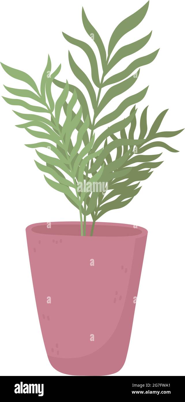 plant in pot Stock Vector Image & Art - Alamy