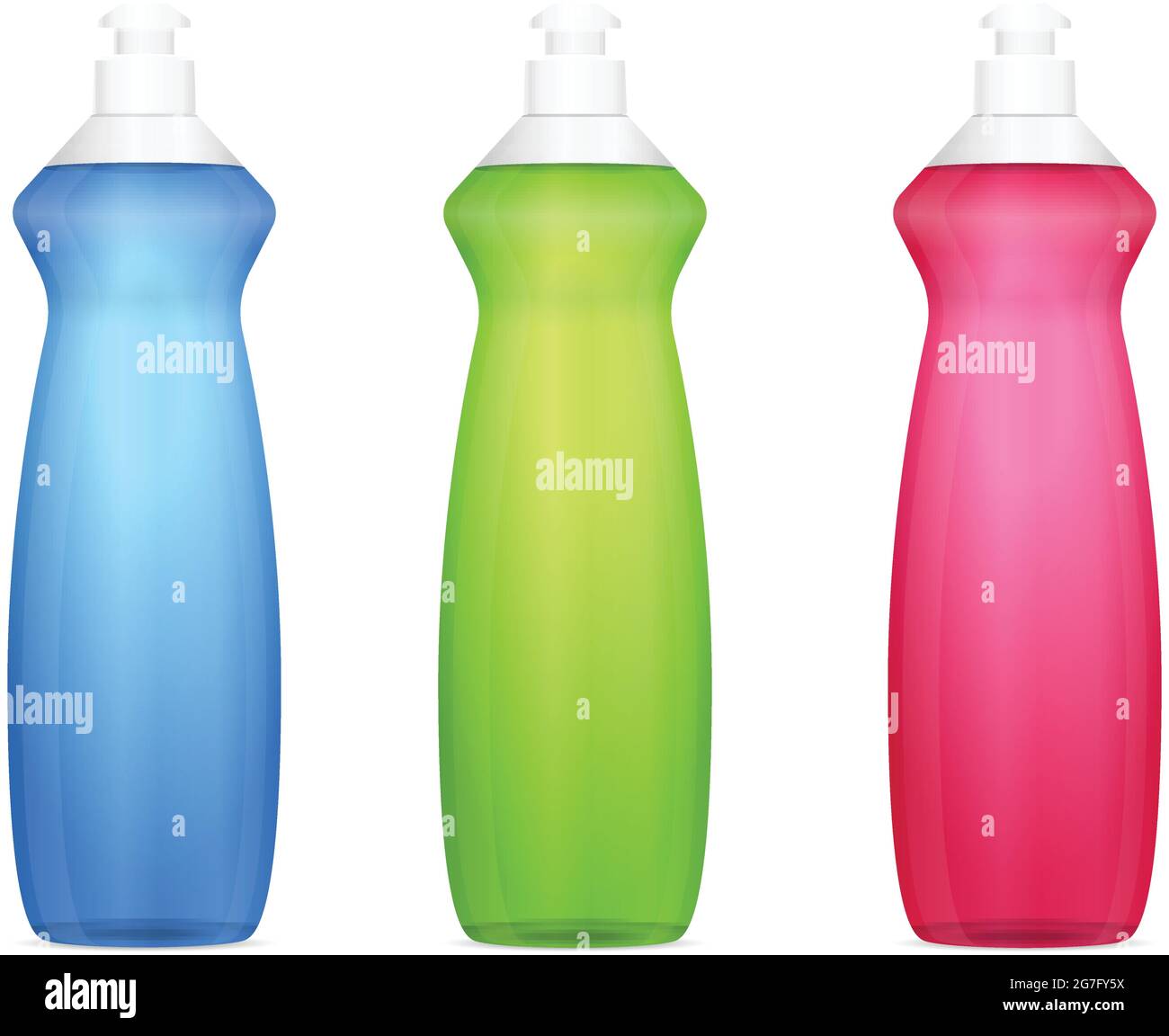 Detergent bottle set on a white background Stock Vector Image & Art - Alamy