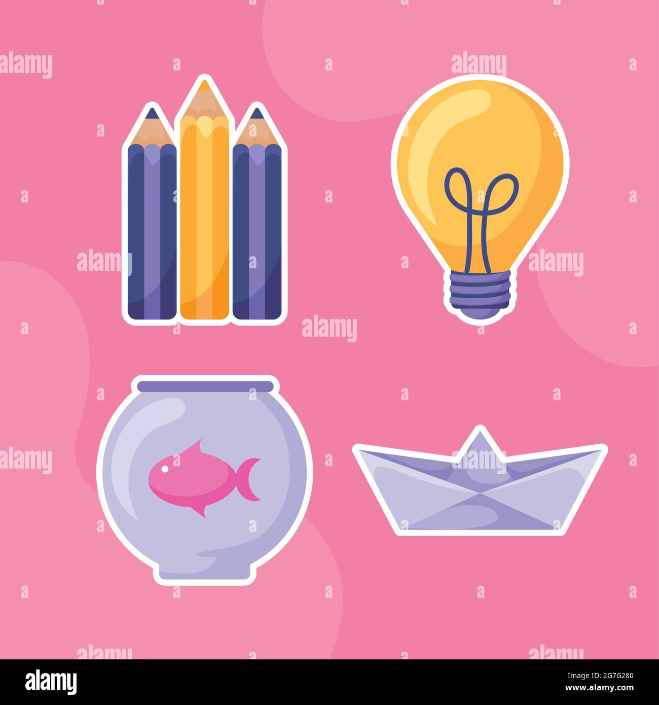 four unique items Stock Vector Image & Art Alamy