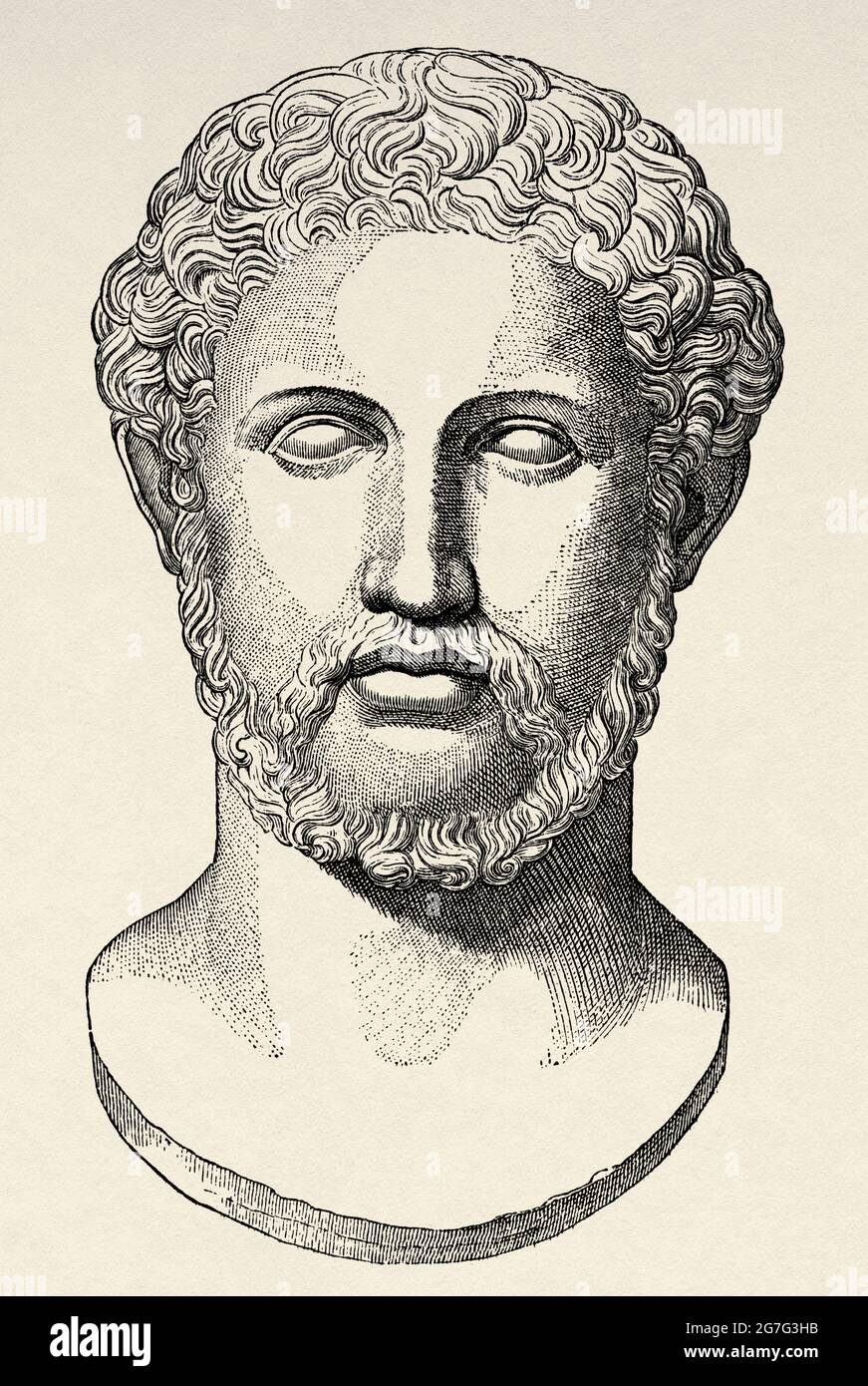 Alcibiades son of Cleinias, prominent Athenian statesman, orator, and ...