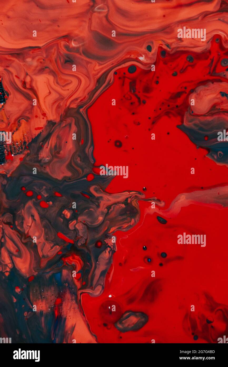 Acrylic abstract paint texture Stock Photo - Alamy