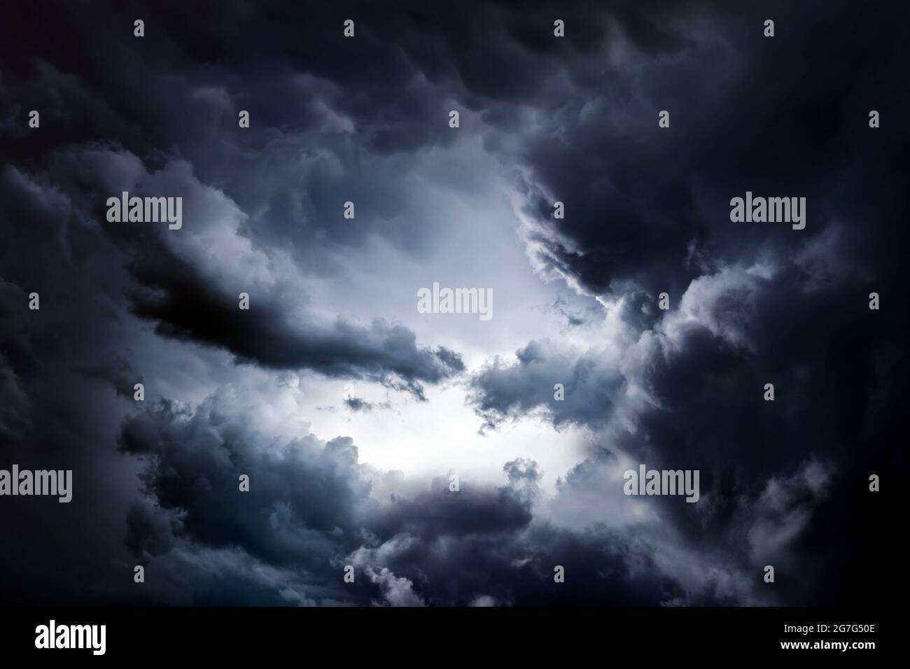 Dark and Dramatic Storm Clouds Area Background Stock Photo - Alamy