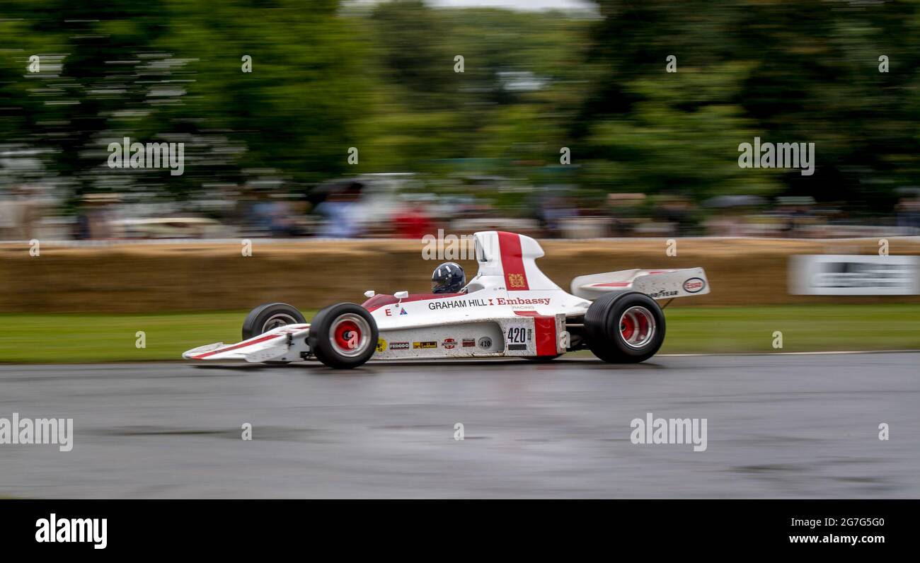 1973 Shadow DN1 entered by Ehab Allam, and driven by Ewen Sergison, at the Goodwood Festival Of Speed at Goodwood House, West Sussex on 10 July 2021. Photo by Phil Hutchinson. Editorial use only, license required for commercial use. No use in betting, games or a single club/league/player publications. Credit: UK Sports Pics Ltd/Alamy Live News Stock Photo