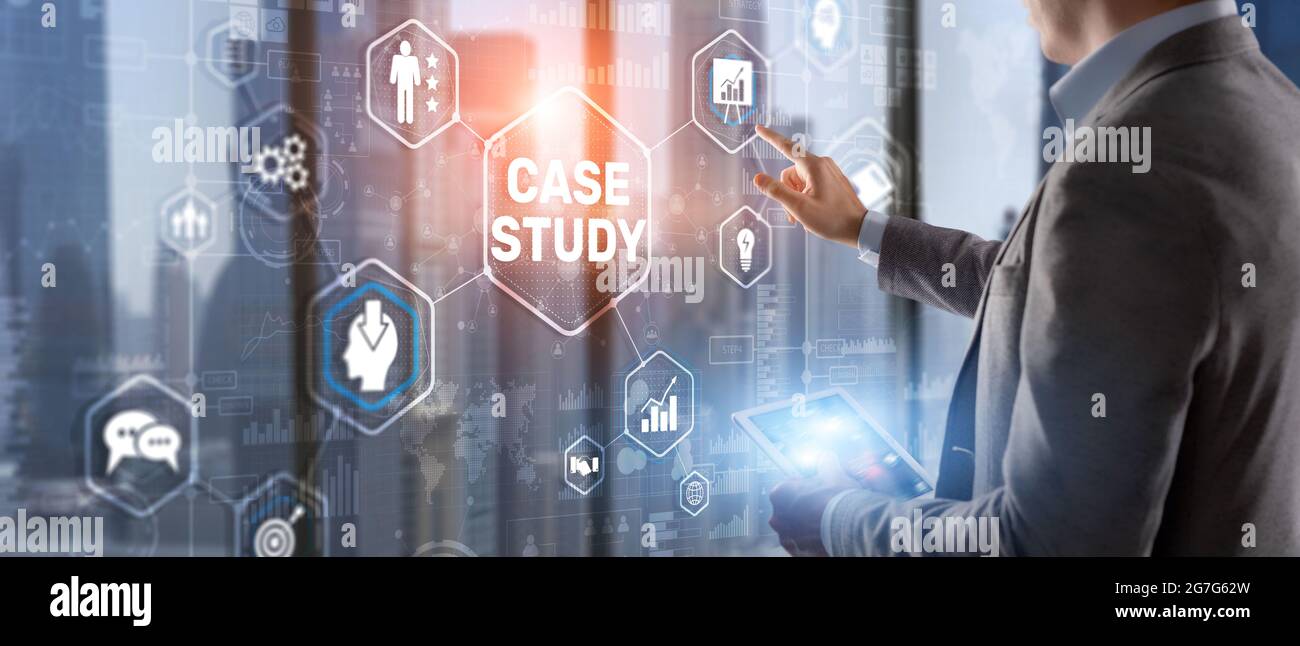 In the social and life sciences a case study concept. Stock Photo