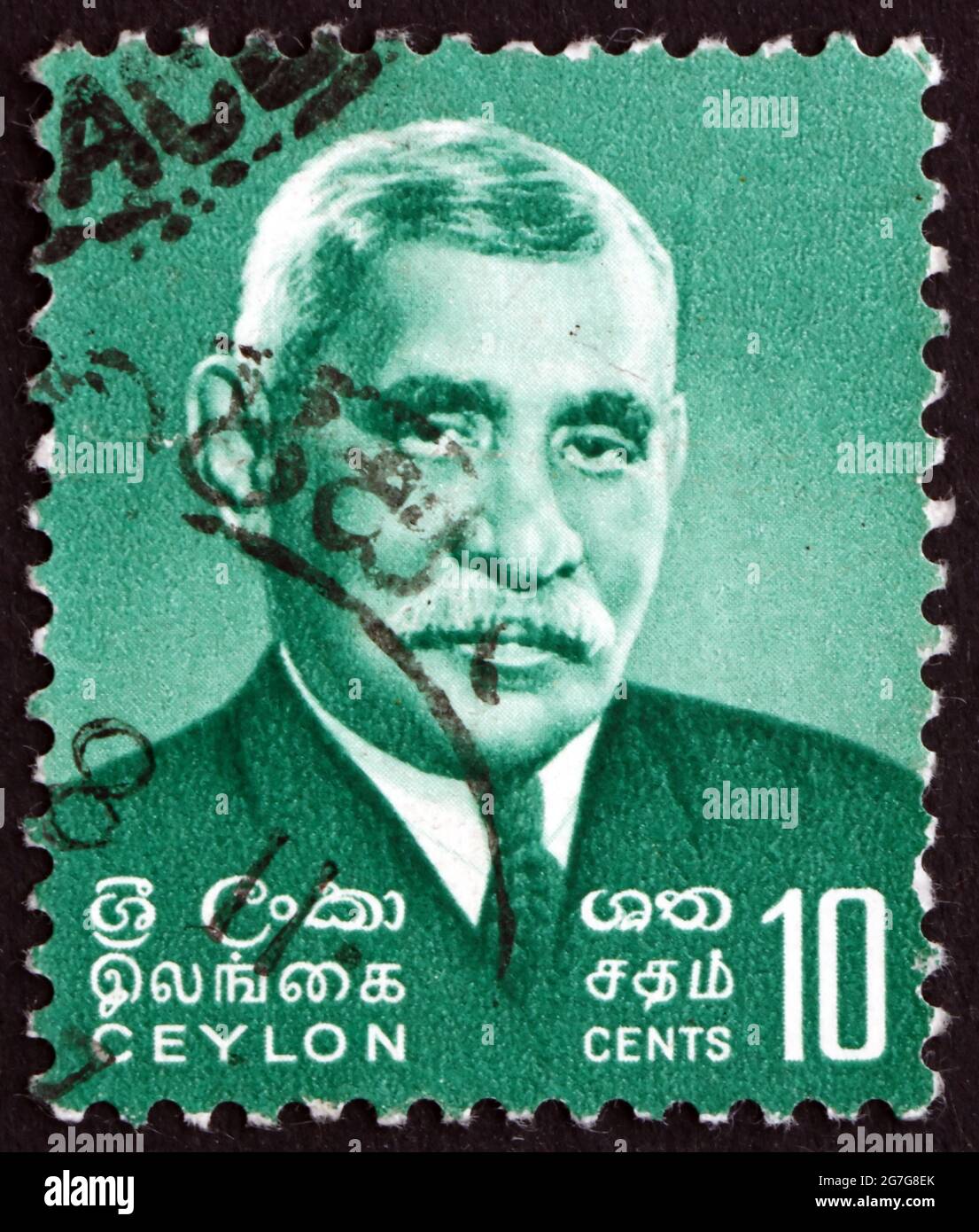 SRI LANKA CIRCA 1966 a stamp printed in Sri Lanka shows Don Stephen
