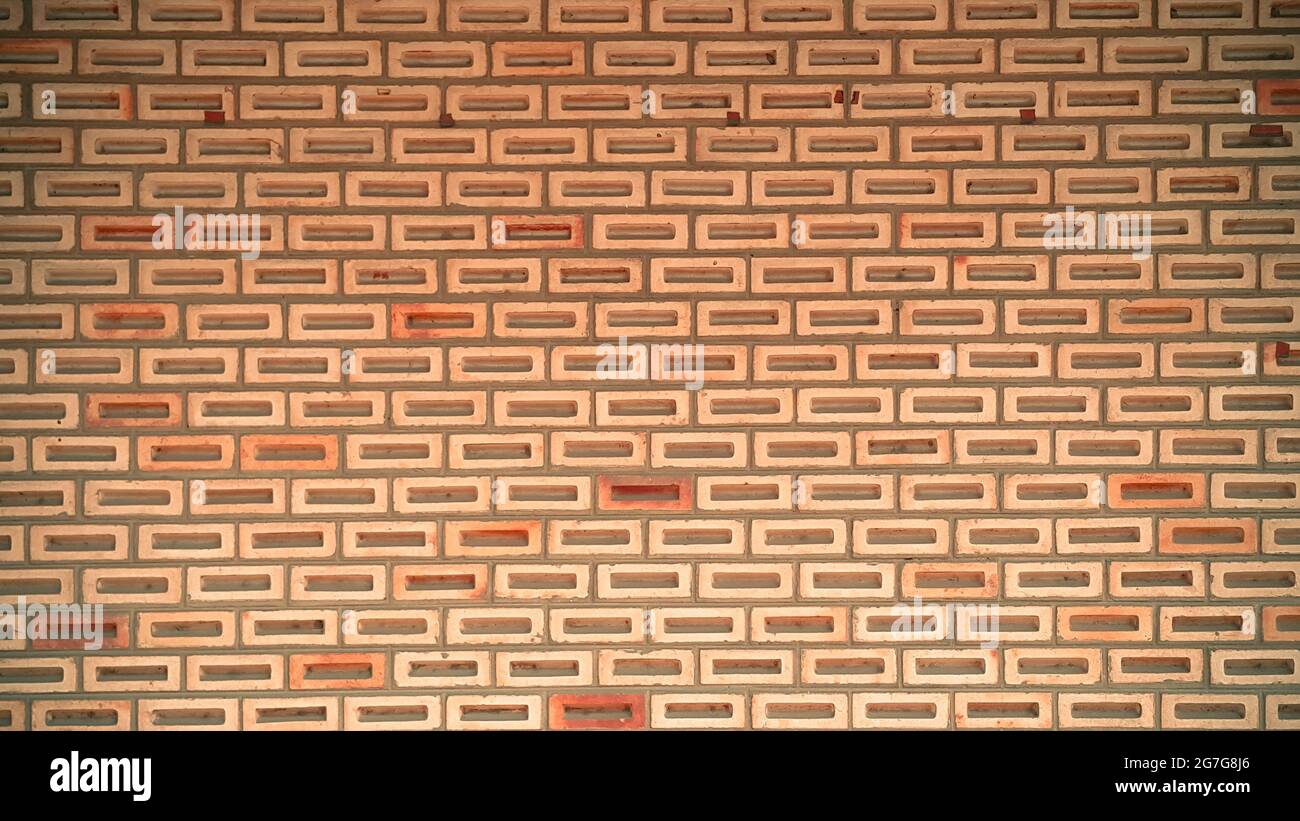 Vintage Red brick old wall background Stock Photo - Alamy