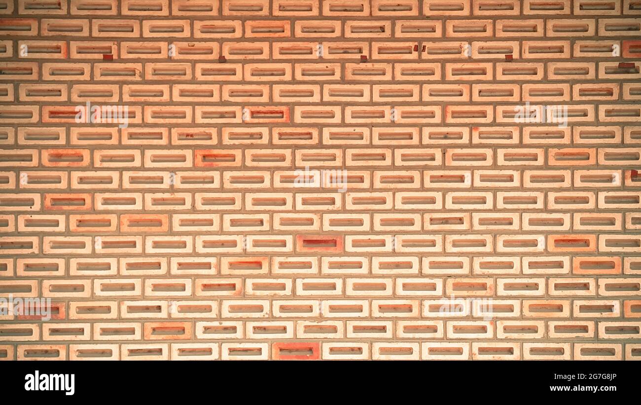 Vintage Red brick old wall background Stock Photo - Alamy