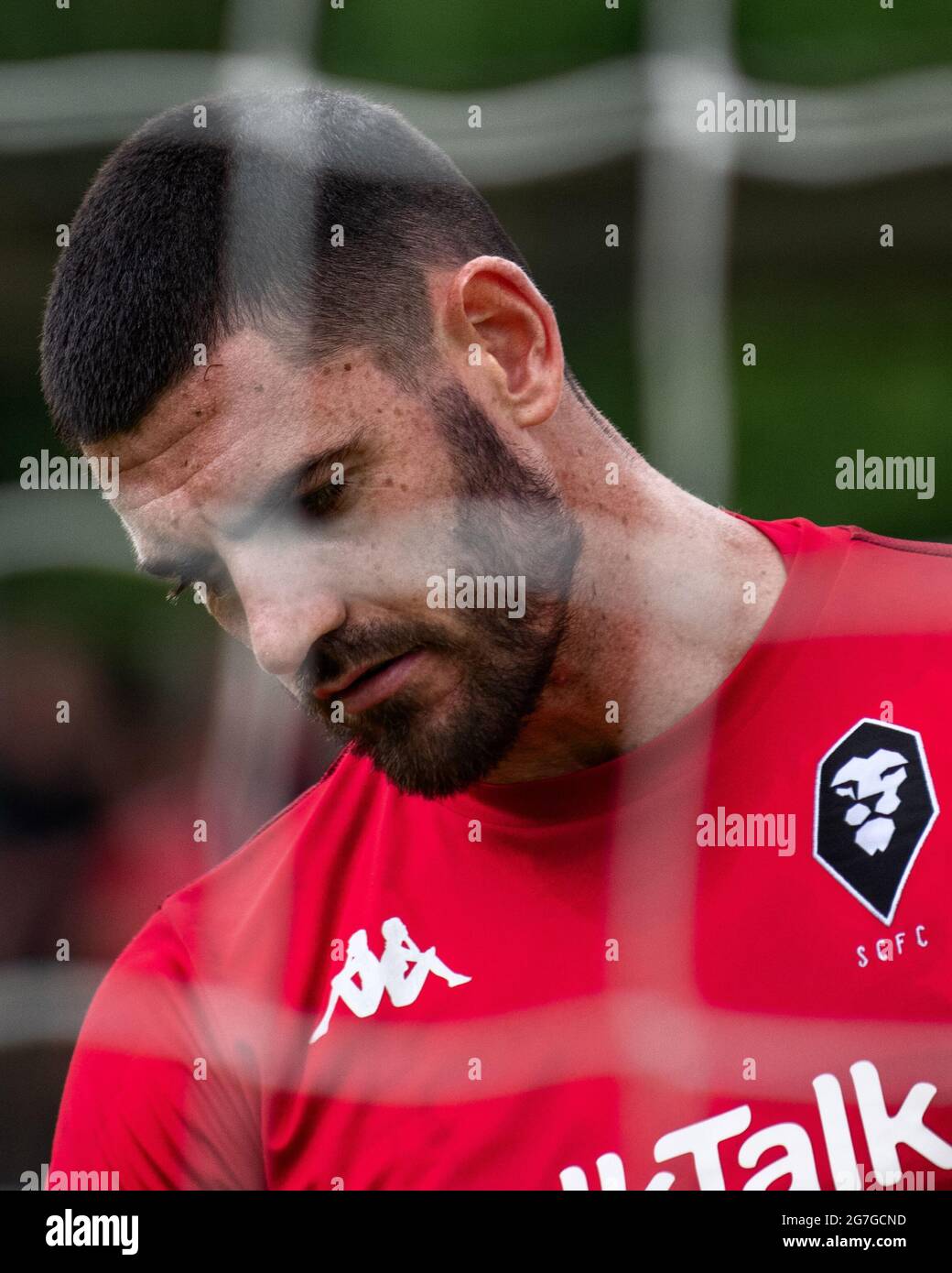 Tom King. Salford City FC. 13/07/21 Stock Photo Alamy