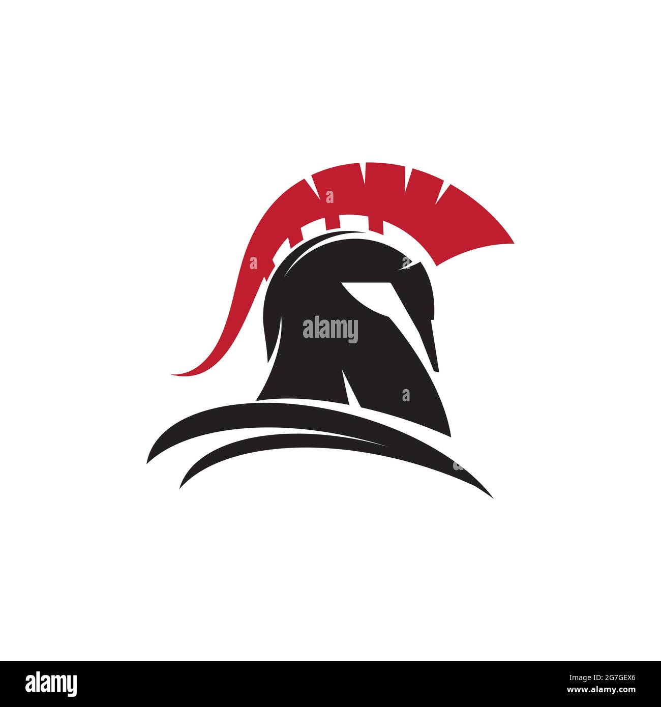 Spartan helmet vector icon illustration design Stock Vector