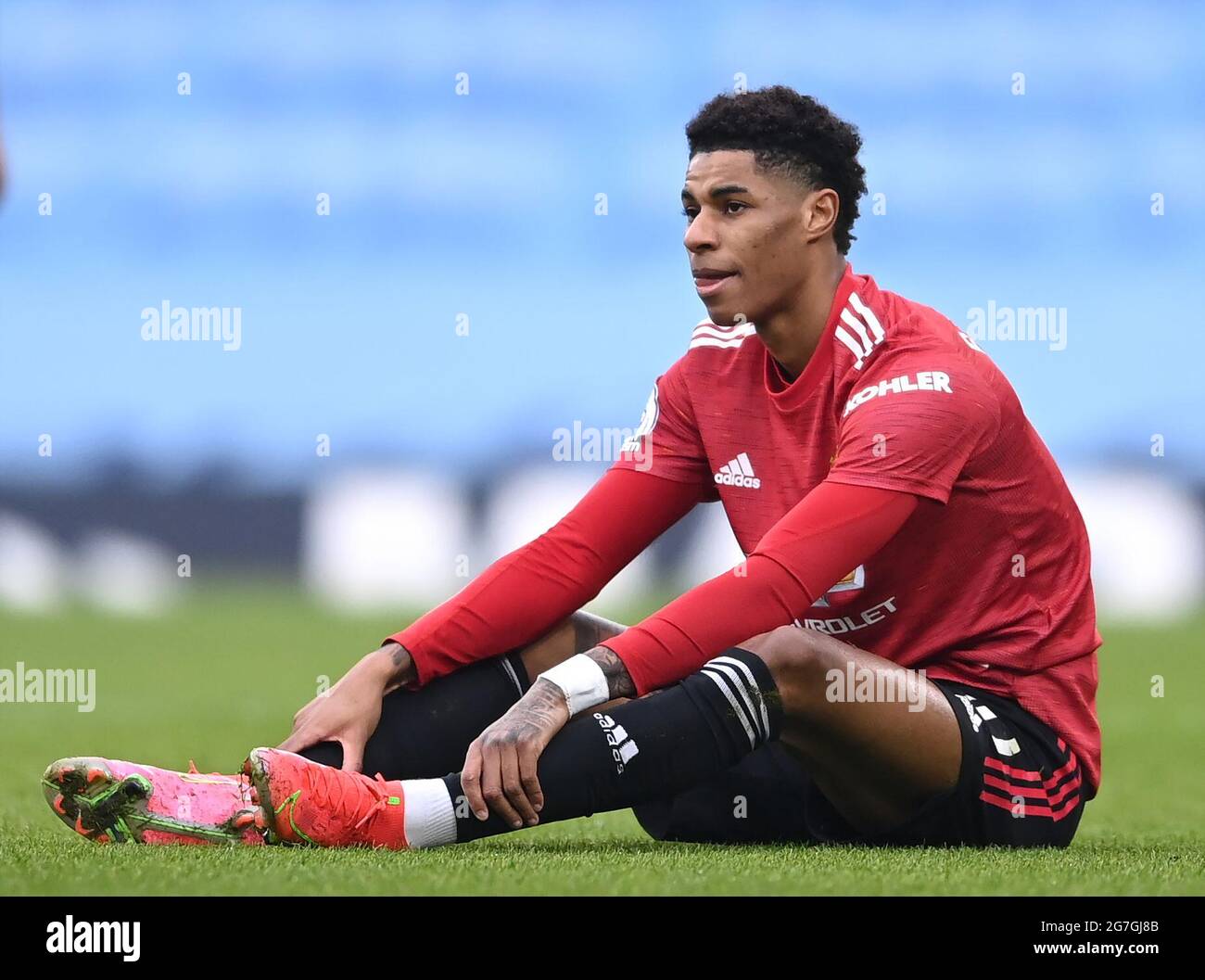File photo dated 07-03-2021 of Manchester United's Marcus Rashford. Issue date: Wednesday July 14, 2021. Stock Photo