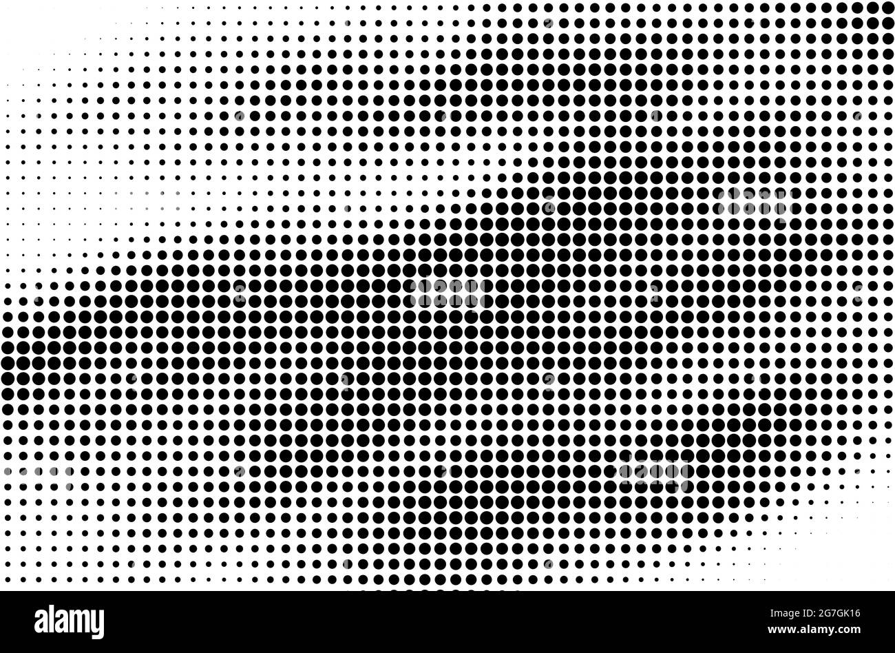 Illustration of an abstract wallpaper of black dots on a white ...