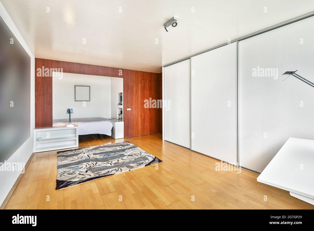 Bright interior design of a luxury house Stock Photo - Alamy