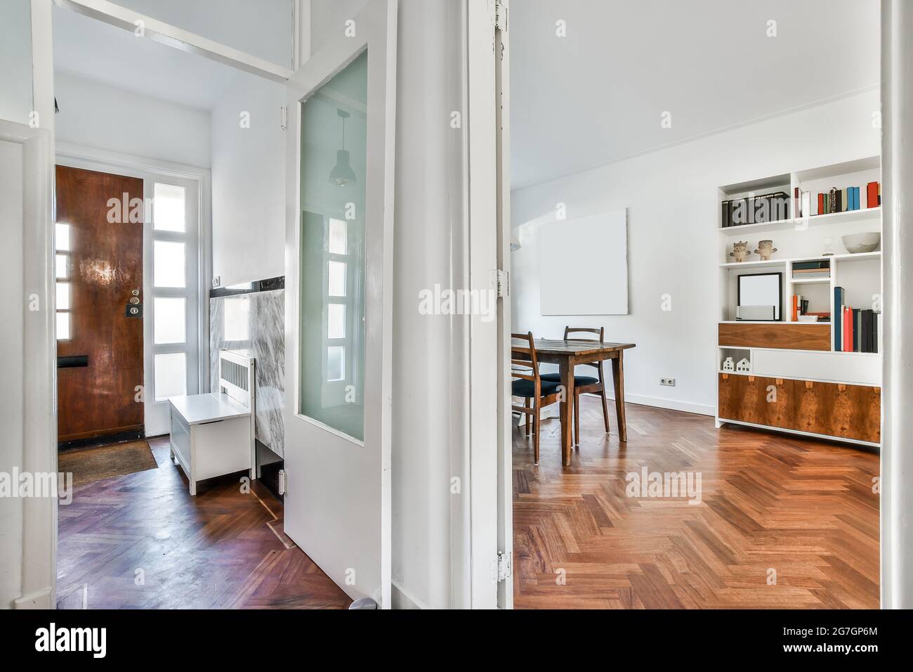 Bright interior design of a luxury house entrance door Stock Photo - Alamy