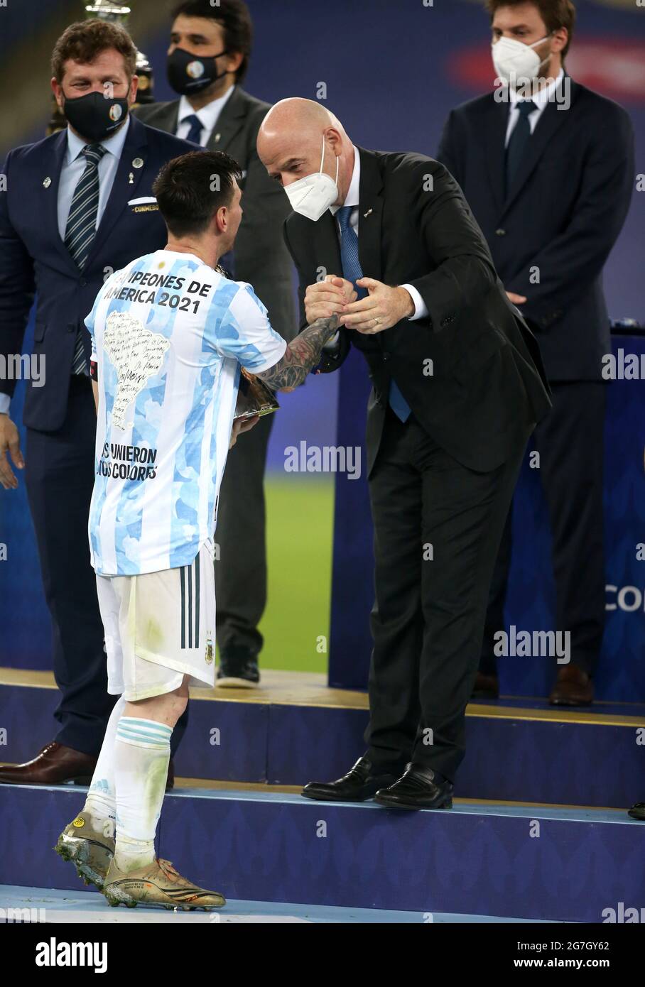 RIO DE JANEIRO, BRAZIL JULY 10 Gianni Infantino President of Fifa