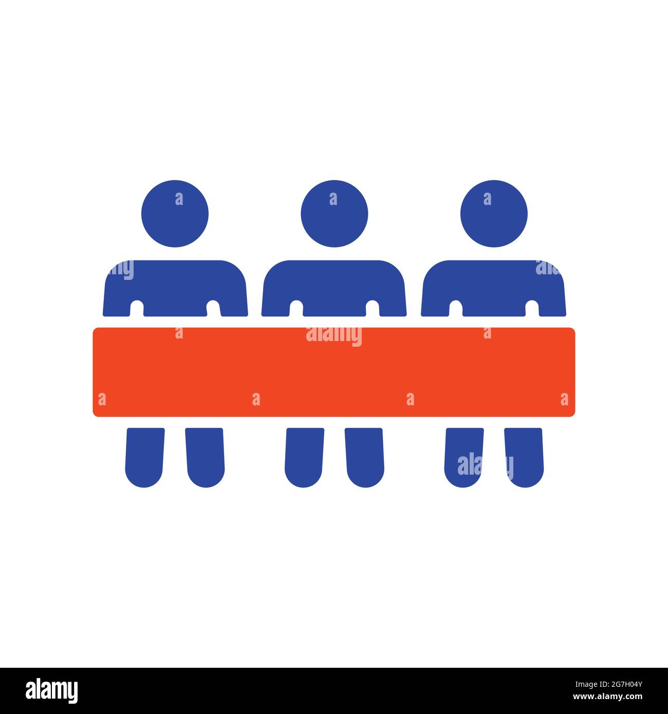 Group of protesting people with big placard vector glyph icon ...