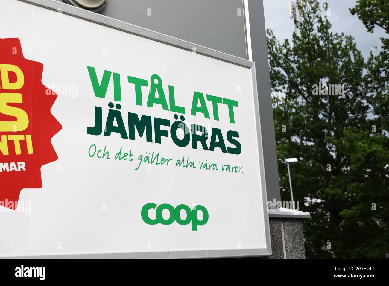 Coop grocery store Stock Photo Alamy