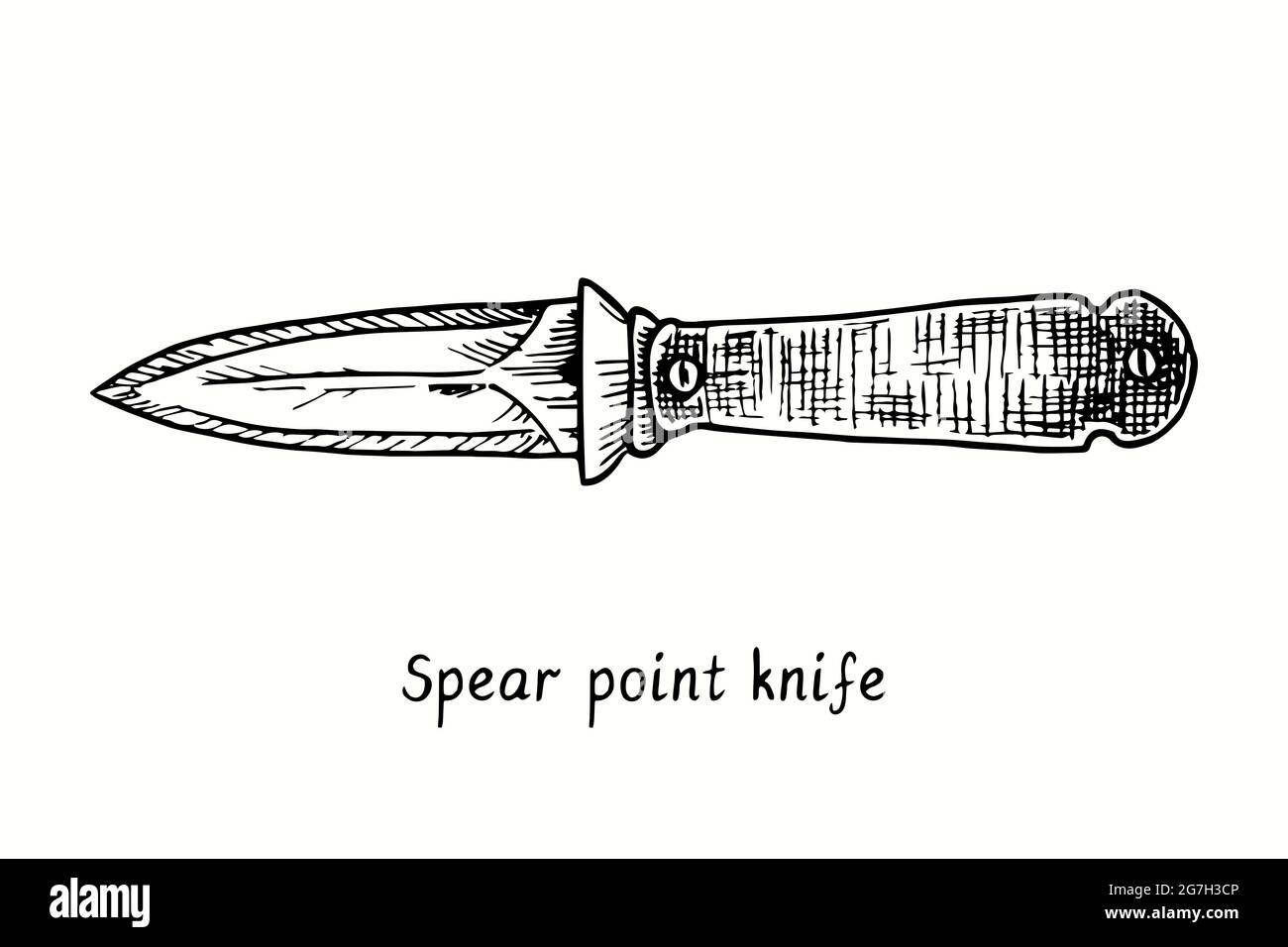 Knife Drawing Png  Black And White Image Of Knife  Free Transparent PNG  Clipart Images Download