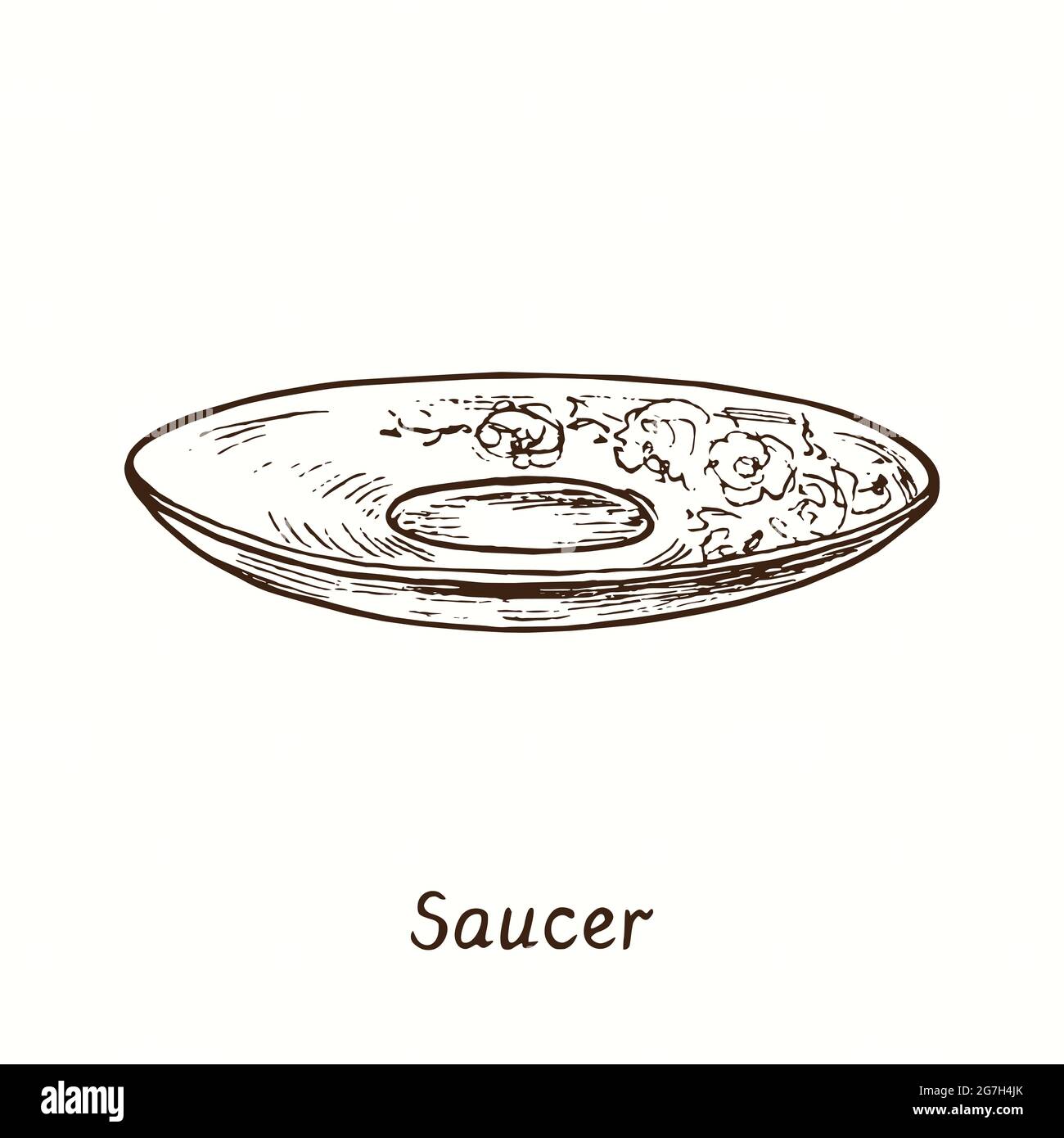 saucer outline