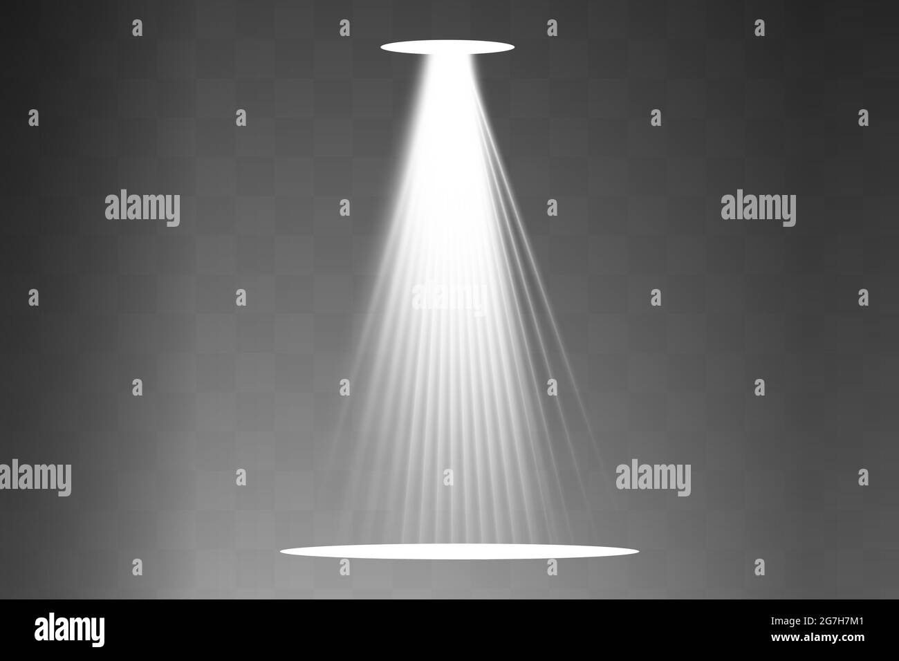 White horizontal lens flares pack. Laser beams, horizontal light rays