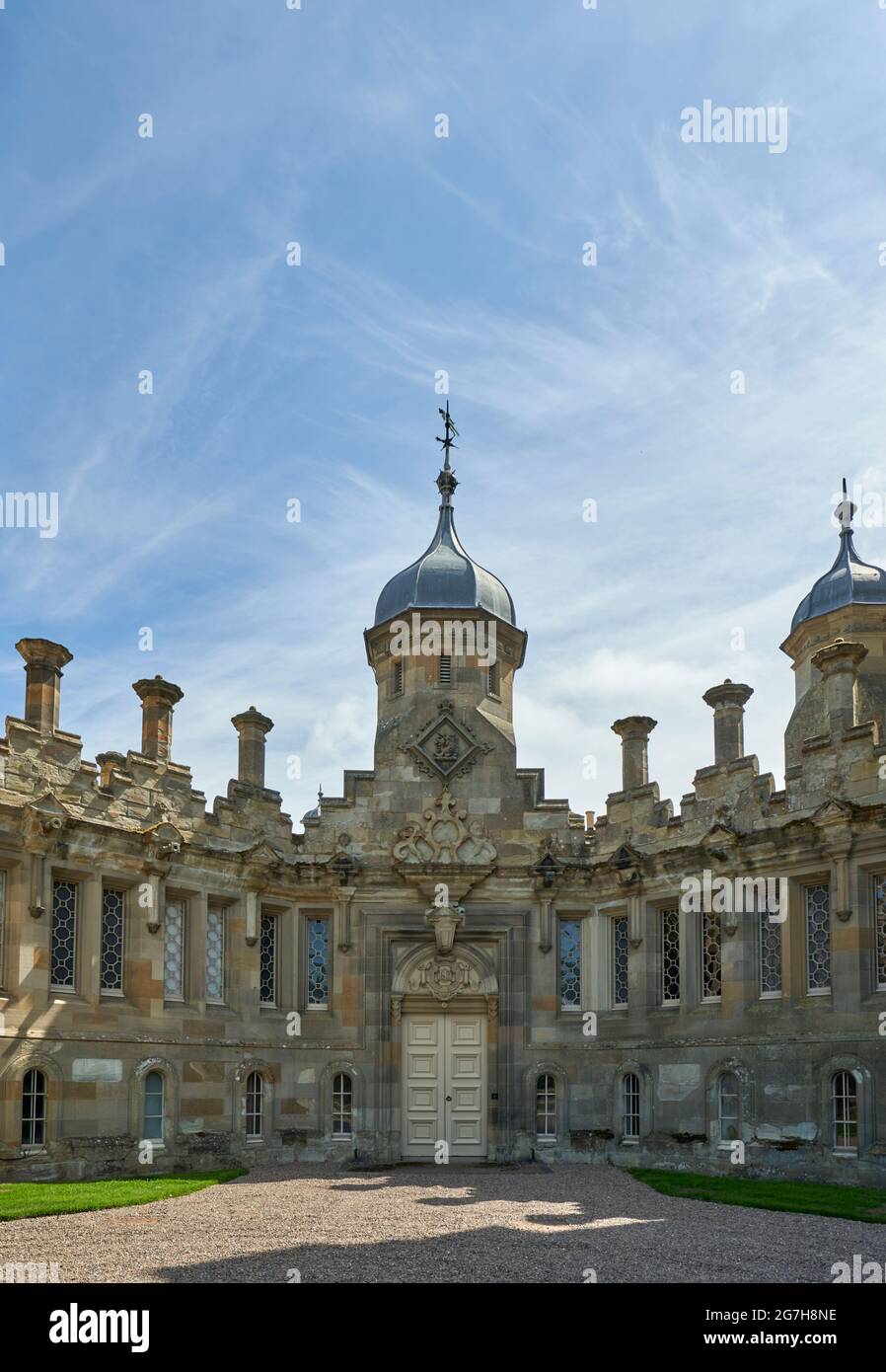 Floors Castle a stately home in the Scottish Borders described as a William Adam architectural masterpiece Stock Photo