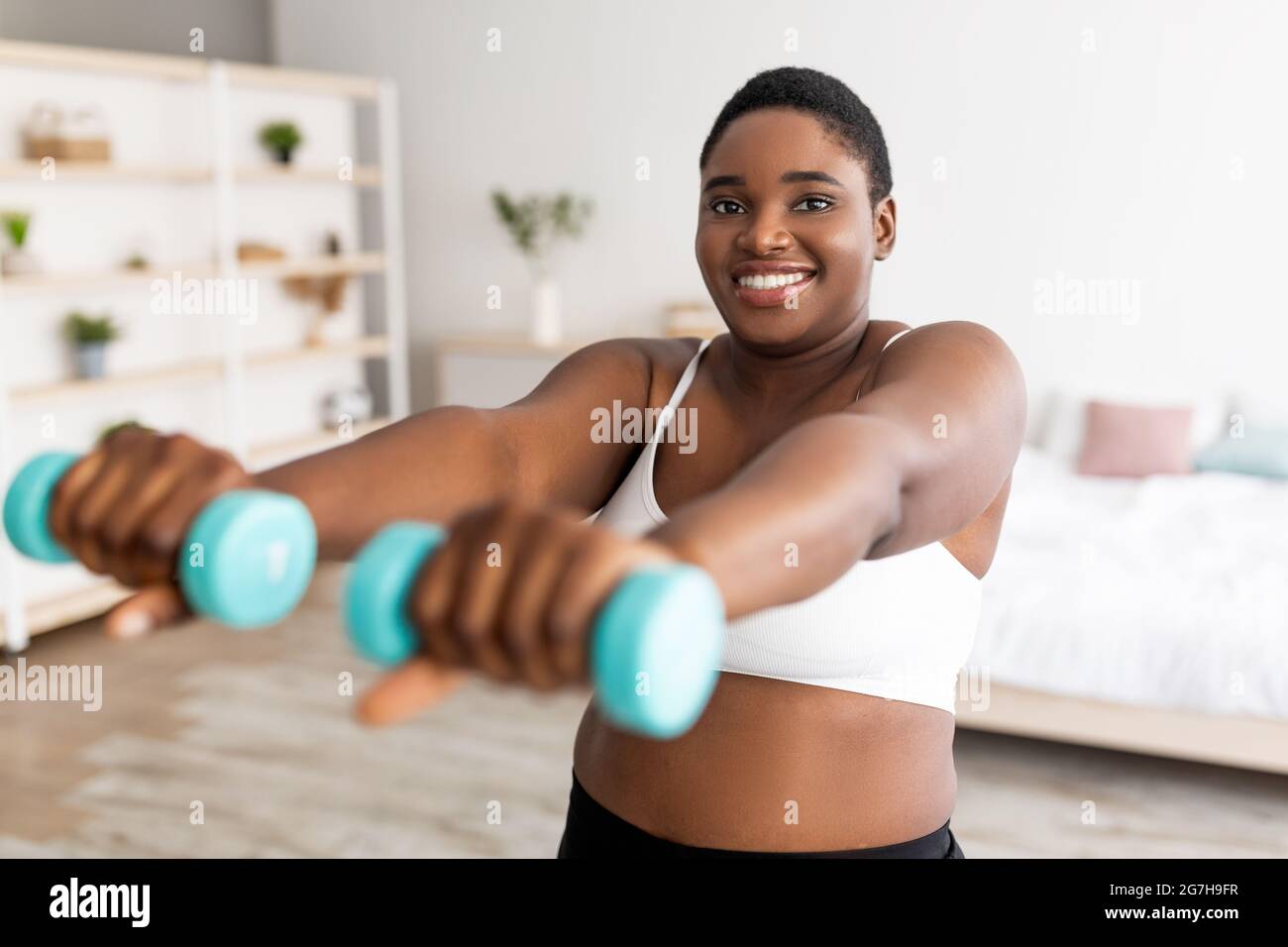 Weight loss 2024 with dumbbells