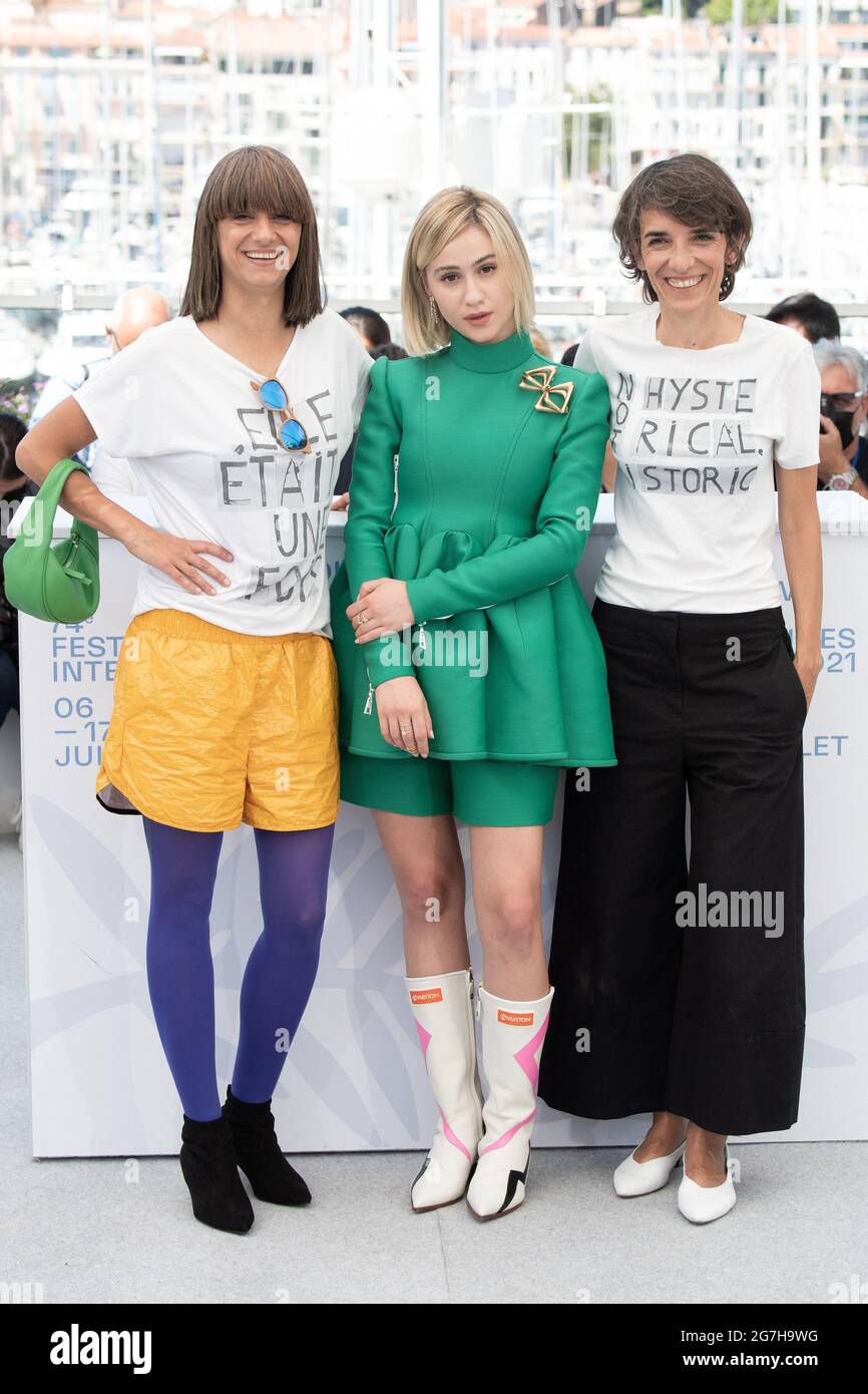 Cannes, France. July 14, 2021, Director Mina Mileva, Maria Bakalova