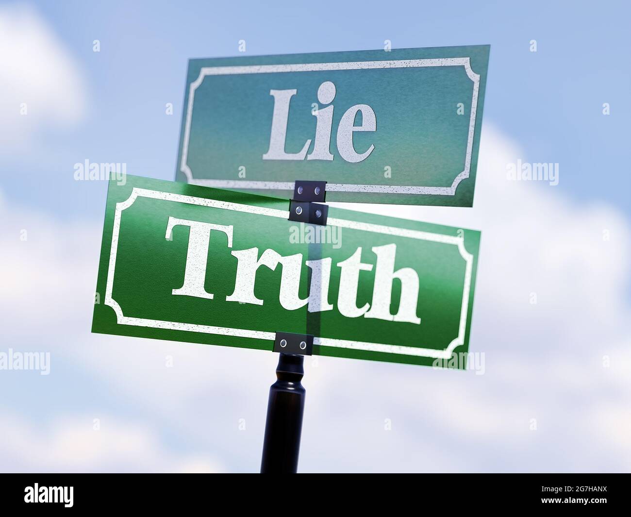 Truth versus lies hi-res stock photography and images - Alamy