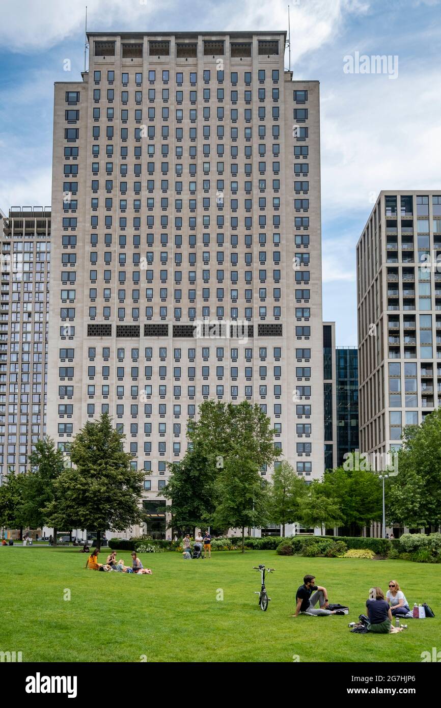 Shell Centre, Belvedere Road, Waterloo, SE1, London Stock Photo