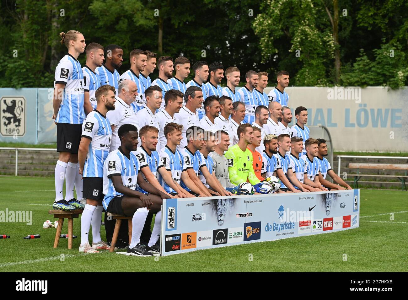 from right: MARCEL BAER (1860 MUENCHEN), YANNICK DEICHMANN (1860