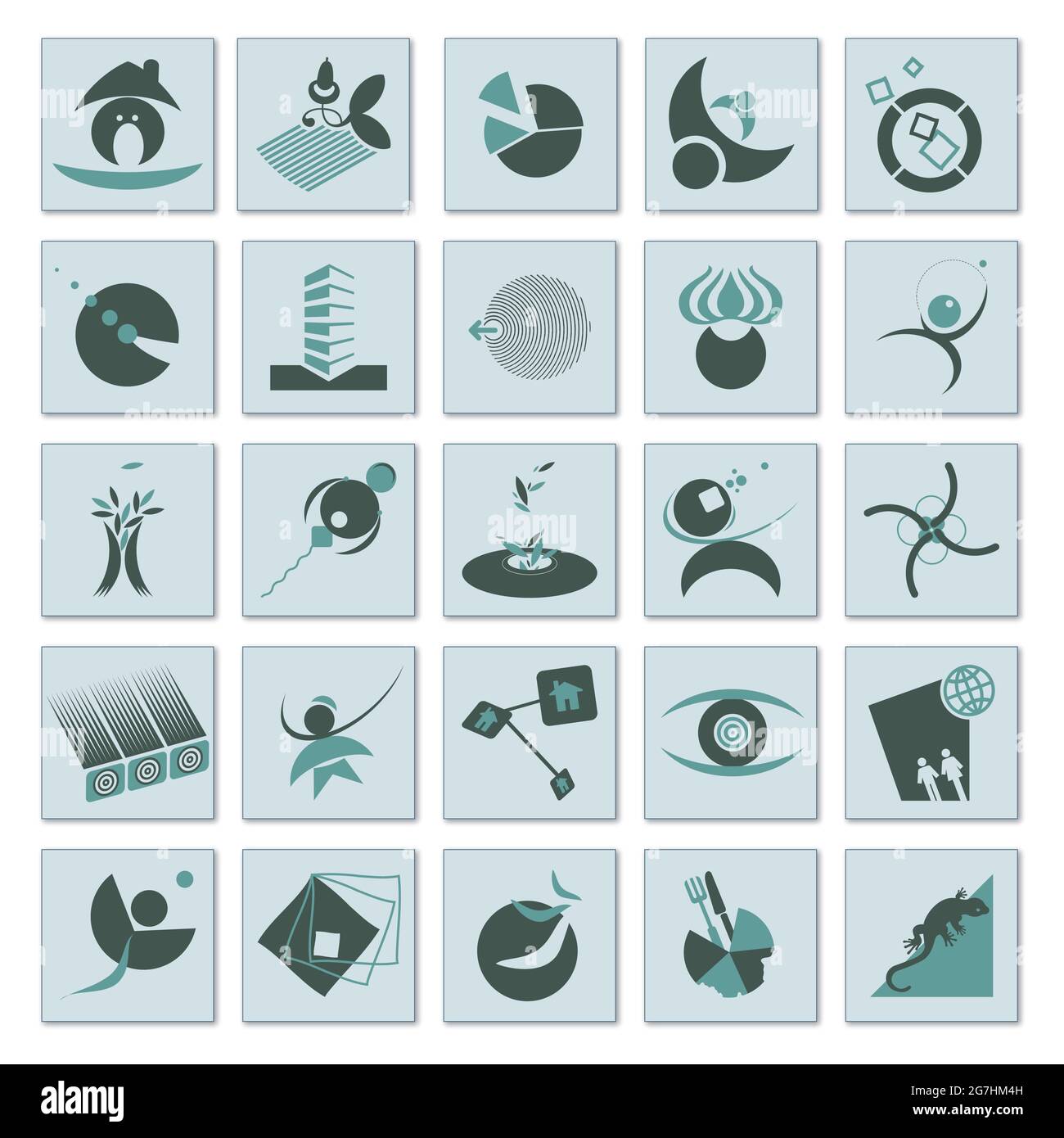 Set of signs and decorative symbols Stock Vector Image & Art - Alamy