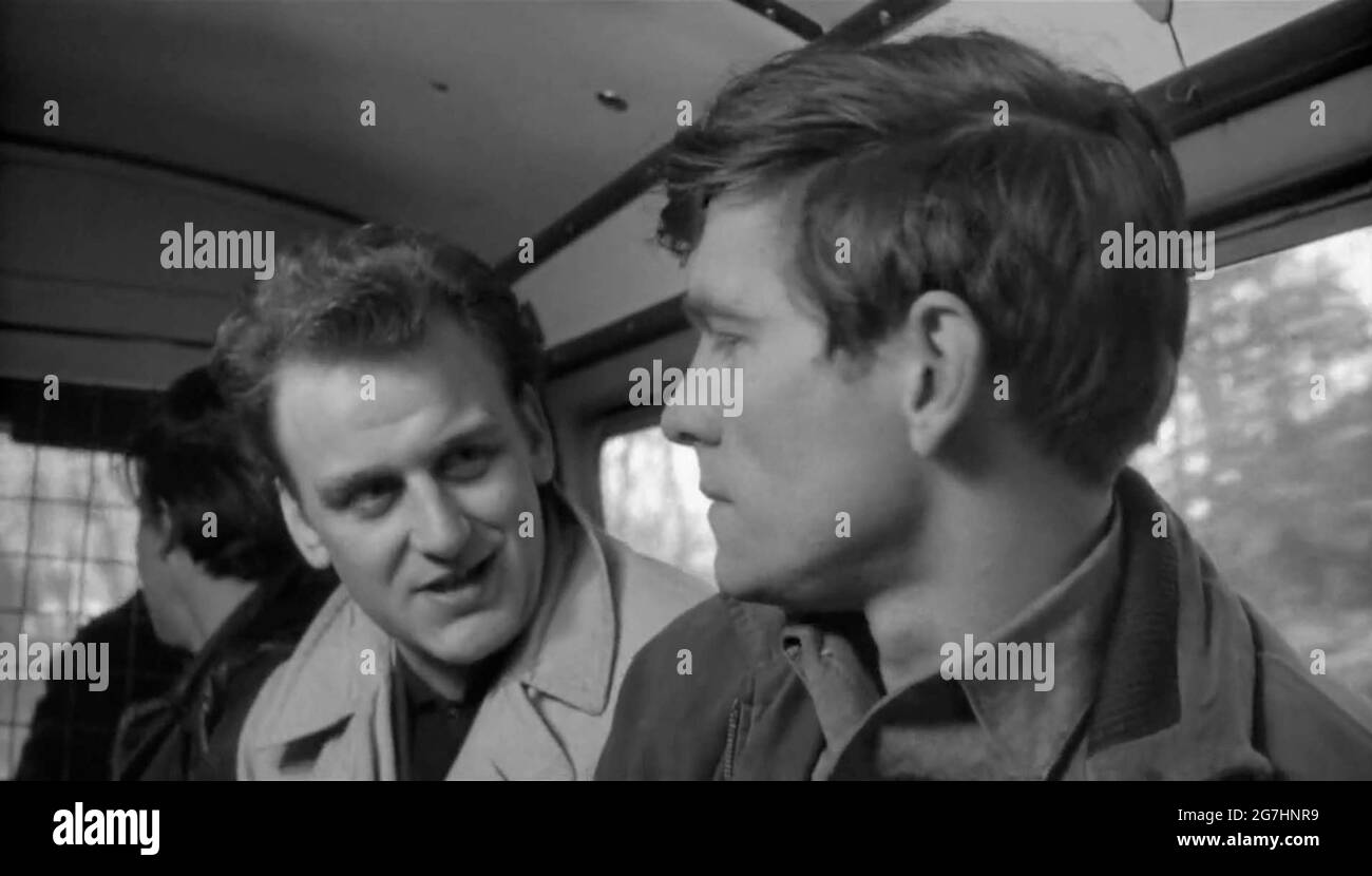 London.UK. John Thaw and Tom Courtenay in a scene in (C