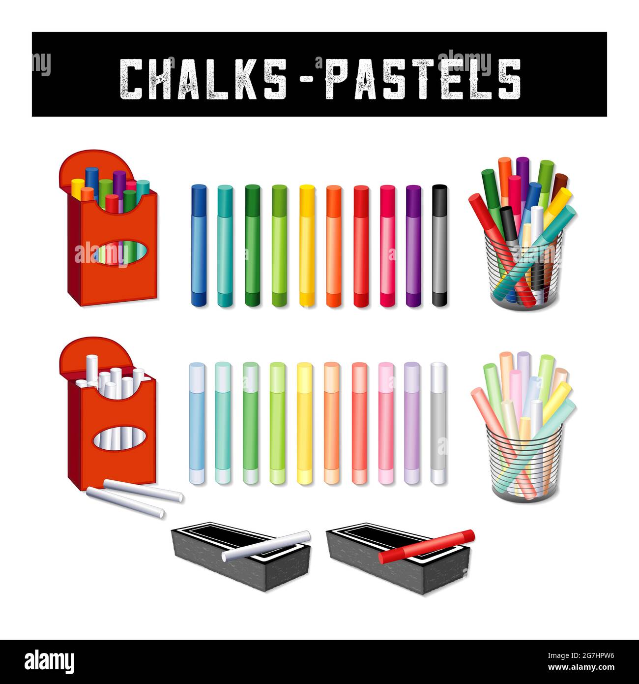 Erasers box hires stock photography and images Alamy