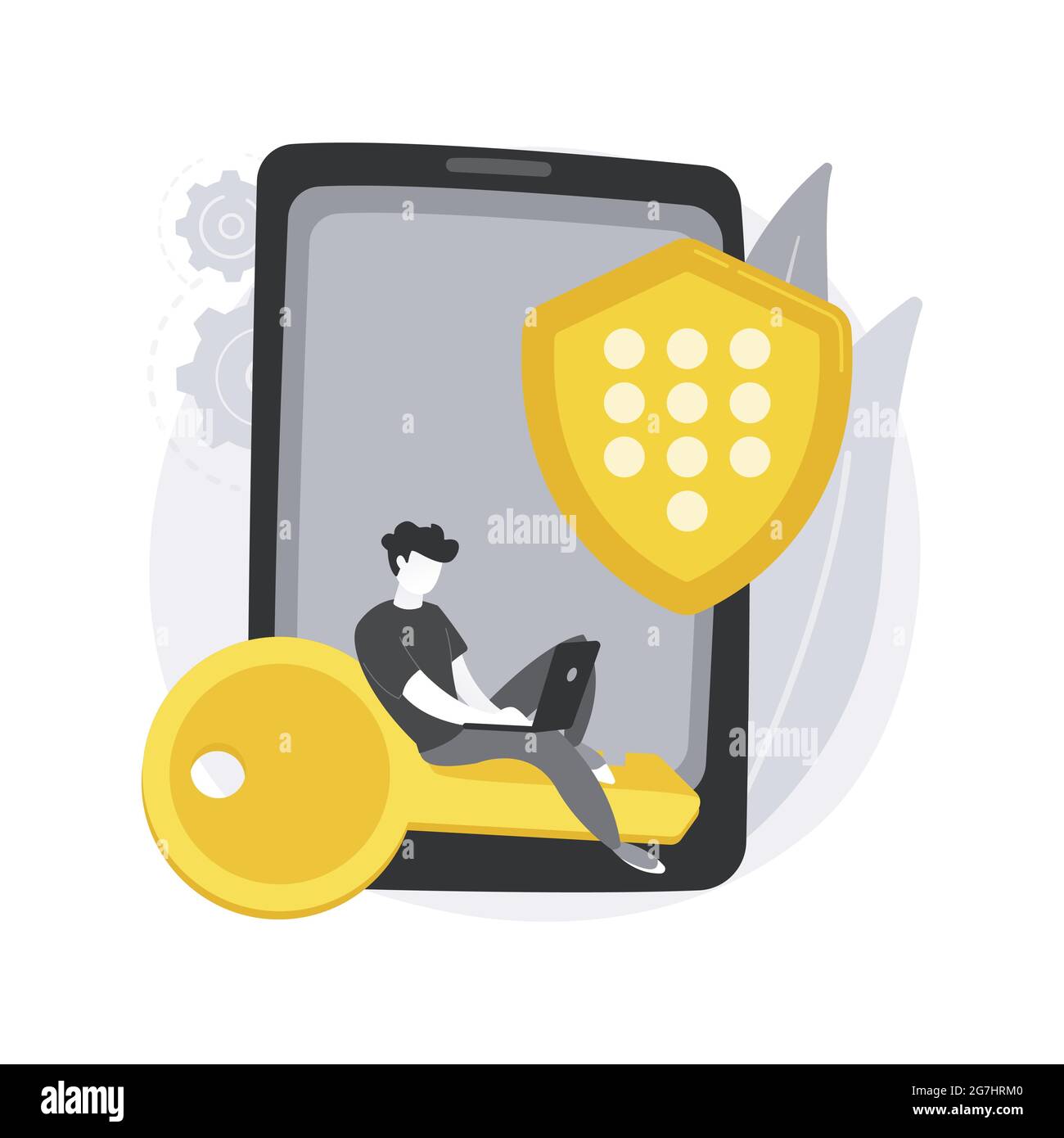 Secure web traffic abstract concept vector illustration Stock Vector ...