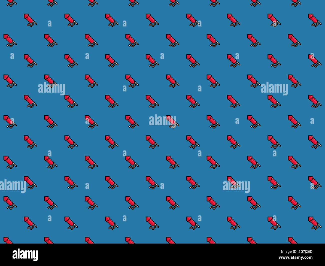 Pixel fireworks background - seamless high-res pattern Stock Photo - Alamy