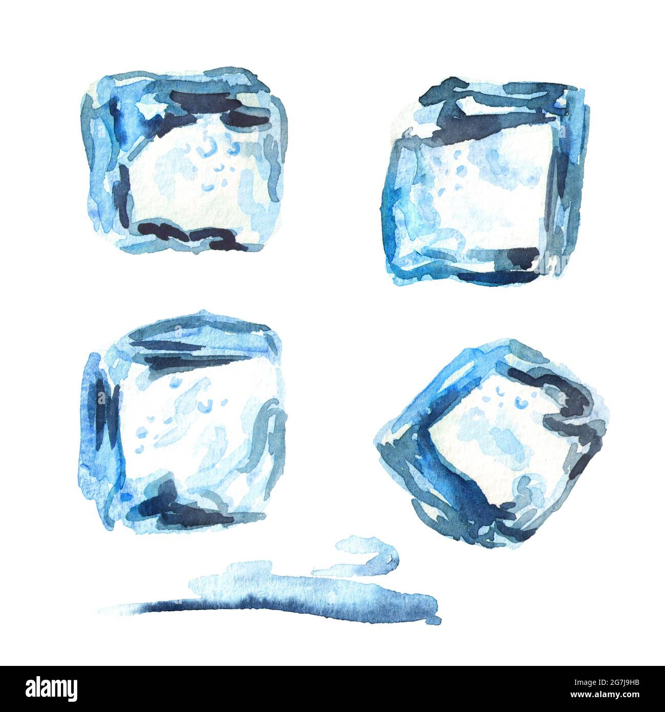 Ice Cube Drawing - How To Draw An Ice Cube Step By Step