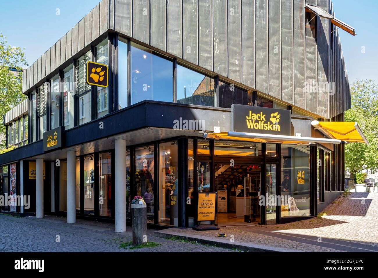 Jack Wolfskin shop inKiel, Germany Stock Photo - Alamy