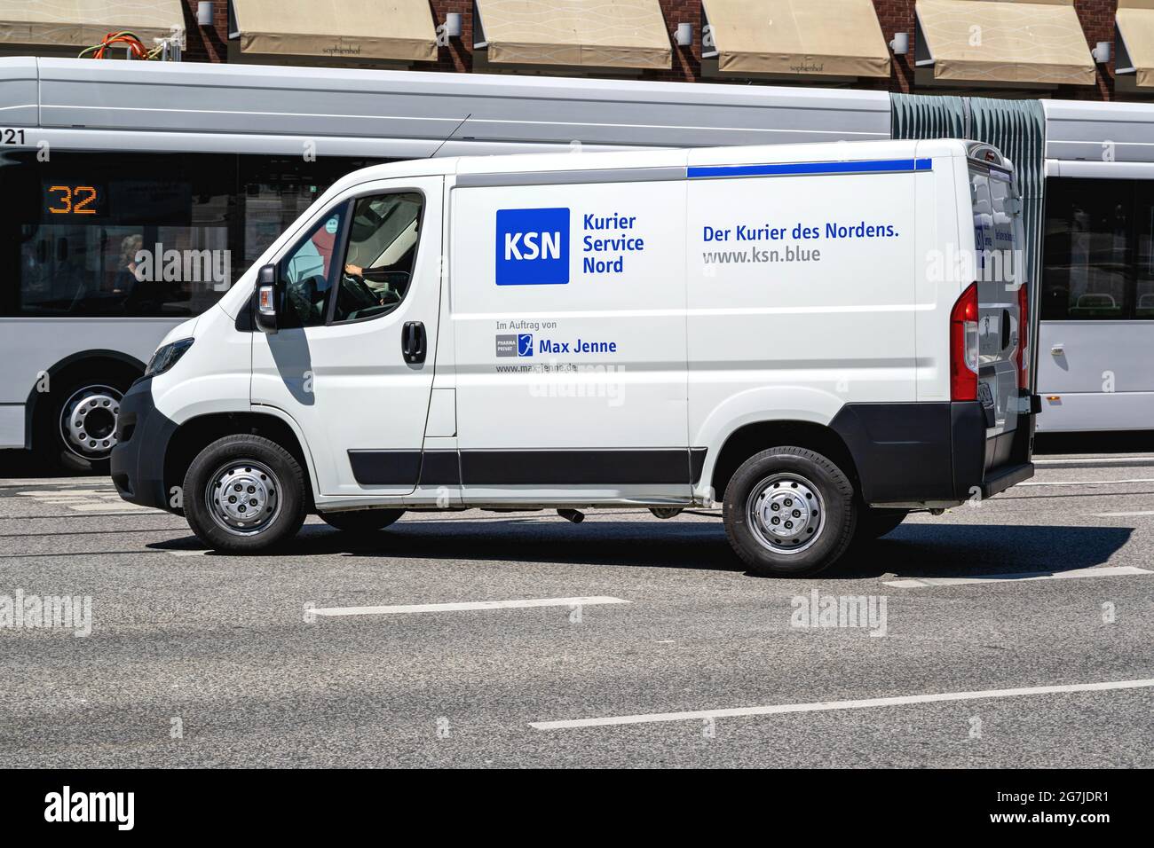 KSN Kurier Service Nord Peugeot Boxer delivery van Stock Photo