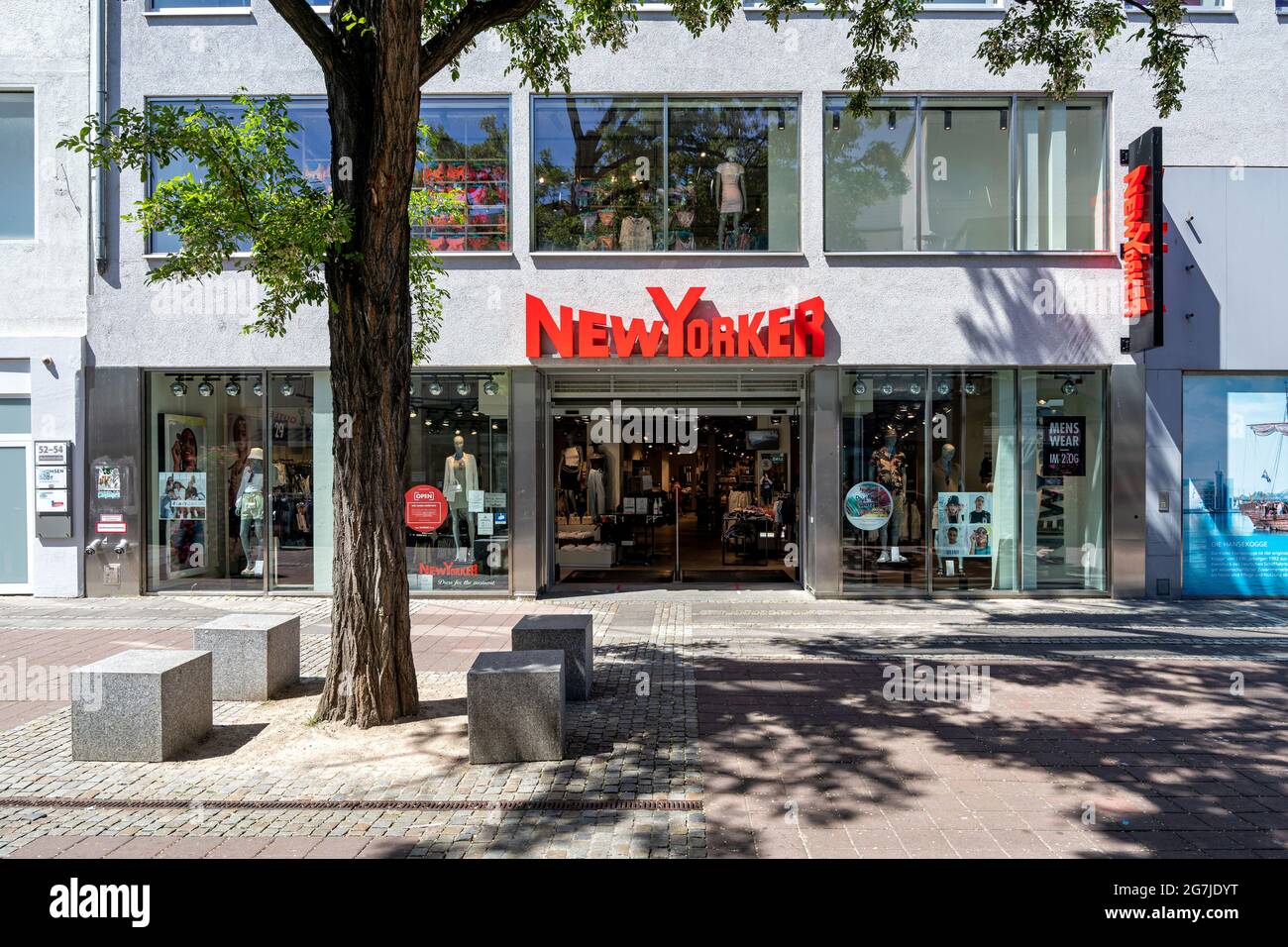 New Yorker store in Kiel, Germany Stock Photo