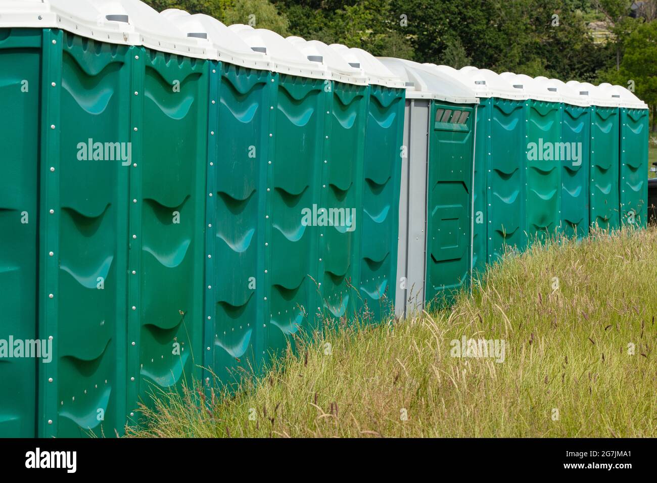 Plastic toilet cubicle hi-res stock photography and images - Alamy