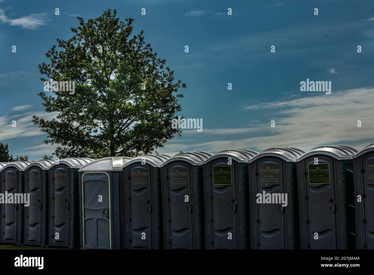 Plastic toilet cubicle hi-res stock photography and images - Alamy